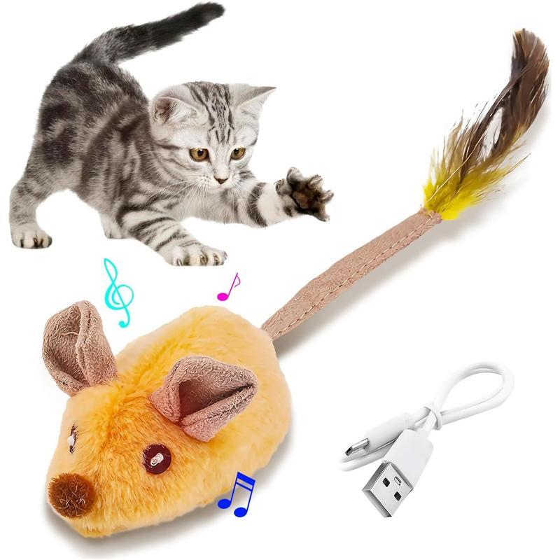 Ratón interactivo con luces LED para gatos de interior, recargable por USB, con movimiento automático,
Interactive Cat Toys Mouse With LED Lights ForIndoor Cats USB Rechargeable Cat Mouse Toysfor Cats, Moving Automatic