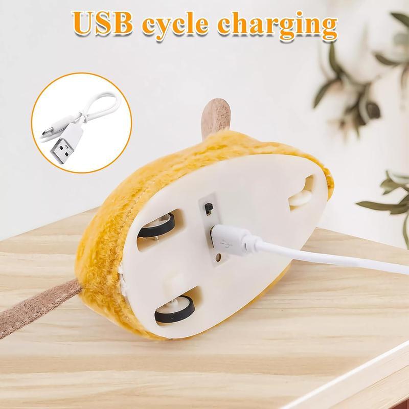 Ratón interactivo con luces LED para gatos de interior, recargable por USB, con movimiento automático,
Interactive Cat Toys Mouse With LED Lights ForIndoor Cats USB Rechargeable Cat Mouse Toysfor Cats, Moving Automatic