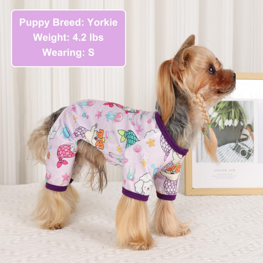 Pijamas para perros, ropa de primavera y verano para perros pequeños.
Dog Pajamas Pjs Spring Summer Dog Clothes For Small Dogs Girl Boy,