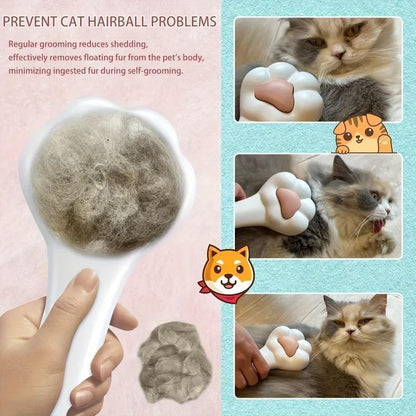 Peine depilatorio de mascotas, cepillo de aseo con forma de pata y función atrapa-pelo 
Pet Massage Hair Removal Comb, Paw ShapedPet Grooming Brush, PetHair Remover, Dog & CatGrooming Supplies Viral Dogvacuum Pethairremover Too