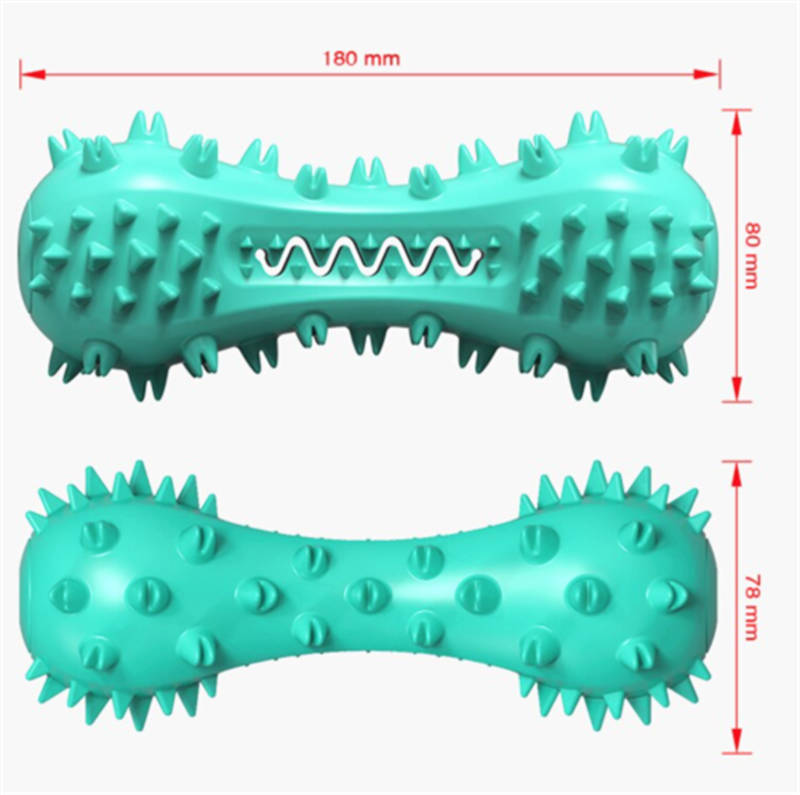 Juguete masticable e  indestructible, especial para la limpieza de dientes molares y perros grandes
Pet Dog Cleaning Chew Toys For Aggressive Dogs Rubber Molar Stick Dog Oral Teeth