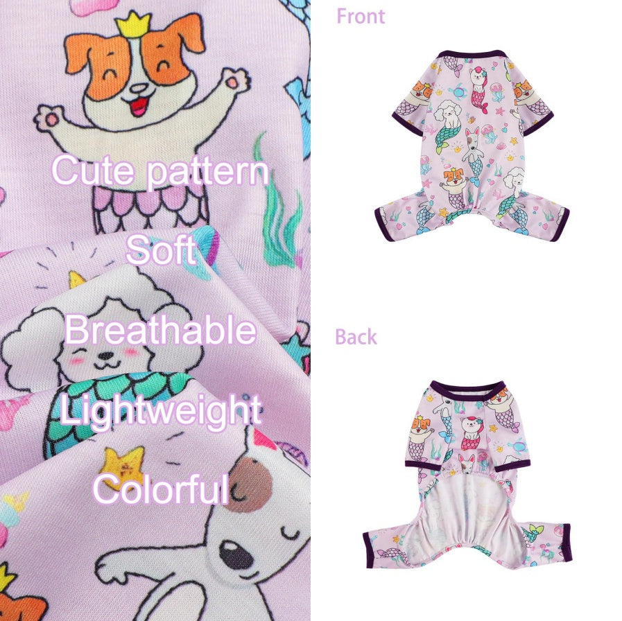 Pijamas para perros, ropa de primavera y verano para perros pequeños.
Dog Pajamas Pjs Spring Summer Dog Clothes For Small Dogs Girl Boy,