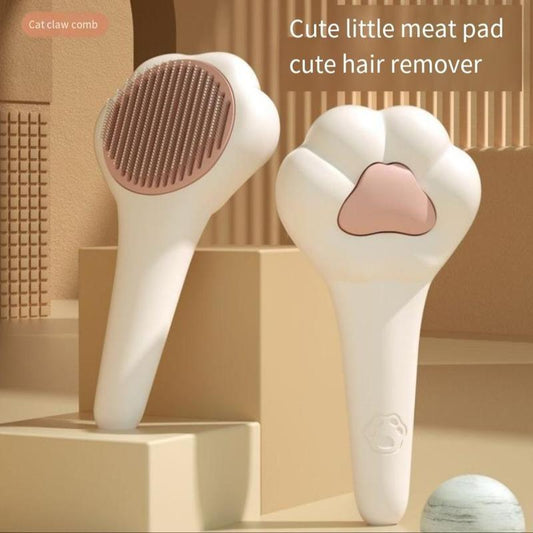 Peine depilatorio de mascotas, cepillo de aseo con forma de pata y función atrapa-pelo 
Pet Massage Hair Removal Comb, Paw ShapedPet Grooming Brush, PetHair Remover, Dog & CatGrooming Supplies Viral Dogvacuum Pethairremover Too