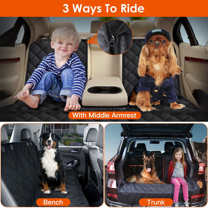 1 funda para asiento de coche para perro, impermeable, resistente a los arañazos, con cinturón de seguridad para coche
1Pc Dog Car Seat Cover Waterproof Scratchproof Pet Car Rear Protector Mat Pet Back Seat Cover With Dog Seat Belt For Car Truck SUV