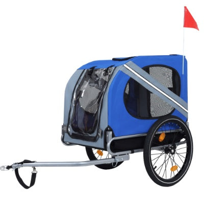 Remolque plegable grande para bicicleta para perros, con capacidad de 54 kg, ideal para transportar mascotas todoterreno,
Large Folding Bike Trailer For Dogs  120LB Capacity All-Terrain Pet Carrier, Durable Steel Frame For Cycling, Jogging, Camping