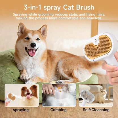 Cepillo de vapor universal para mascotas, para gatos y perros, 3 en 1, depilación en spray
Universal Pet Steam Brush For Cats And Dogs 3-in-1 Spray Hair Removal