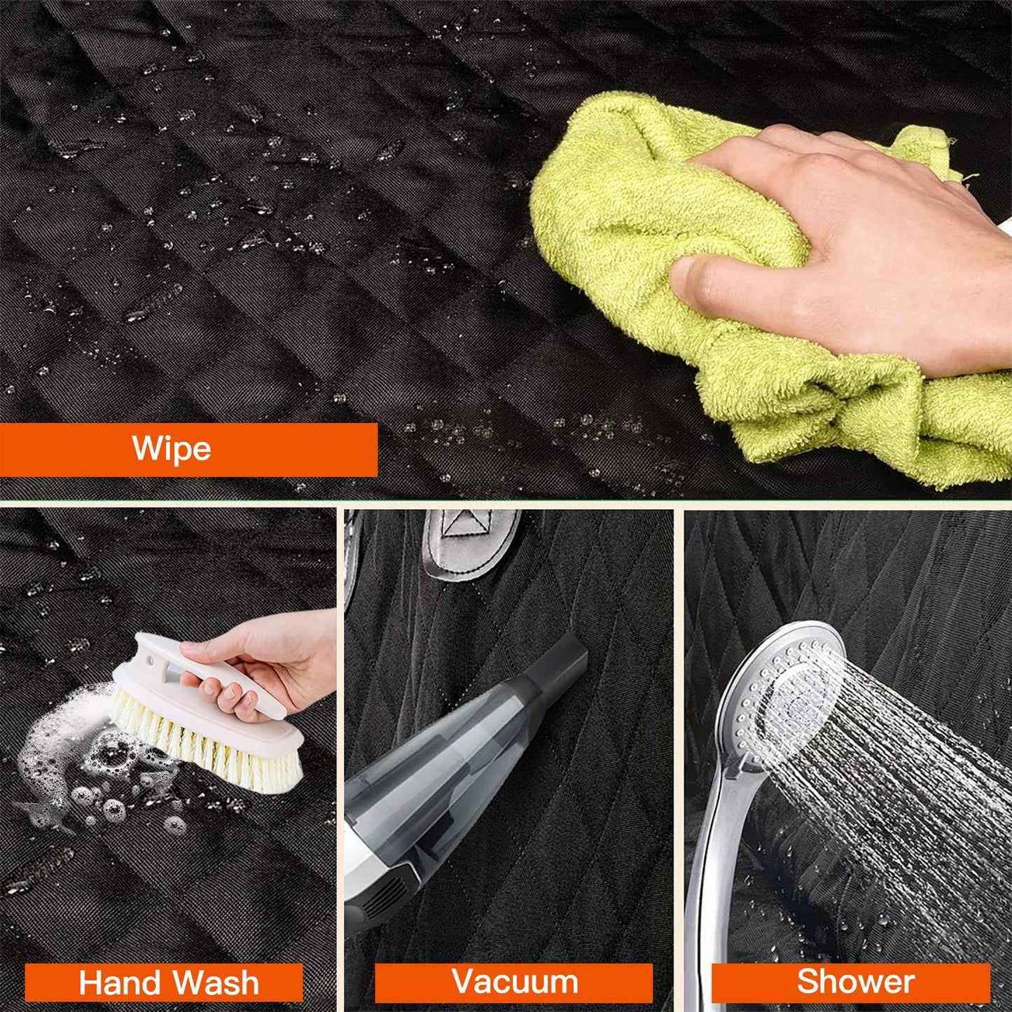 1 funda para asiento de coche para perro, impermeable, resistente a los arañazos, con cinturón de seguridad para coche
1Pc Dog Car Seat Cover Waterproof Scratchproof Pet Car Rear Protector Mat Pet Back Seat Cover With Dog Seat Belt For Car Truck SUV