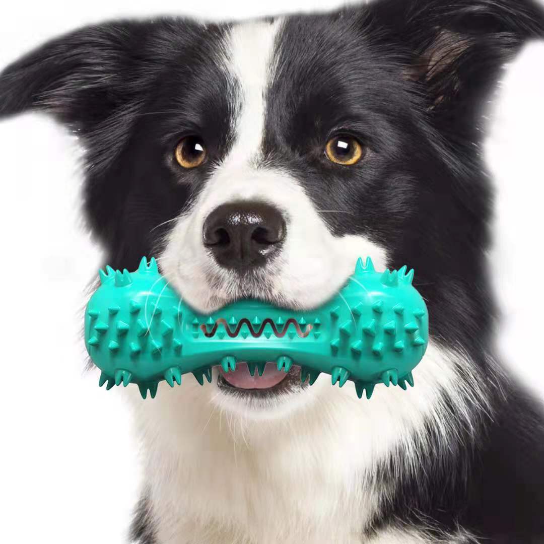 Juguete masticable e  indestructible, especial para la limpieza de dientes molares y perros grandes
Pet Dog Cleaning Chew Toys For Aggressive Dogs Rubber Molar Stick Dog Oral Teeth