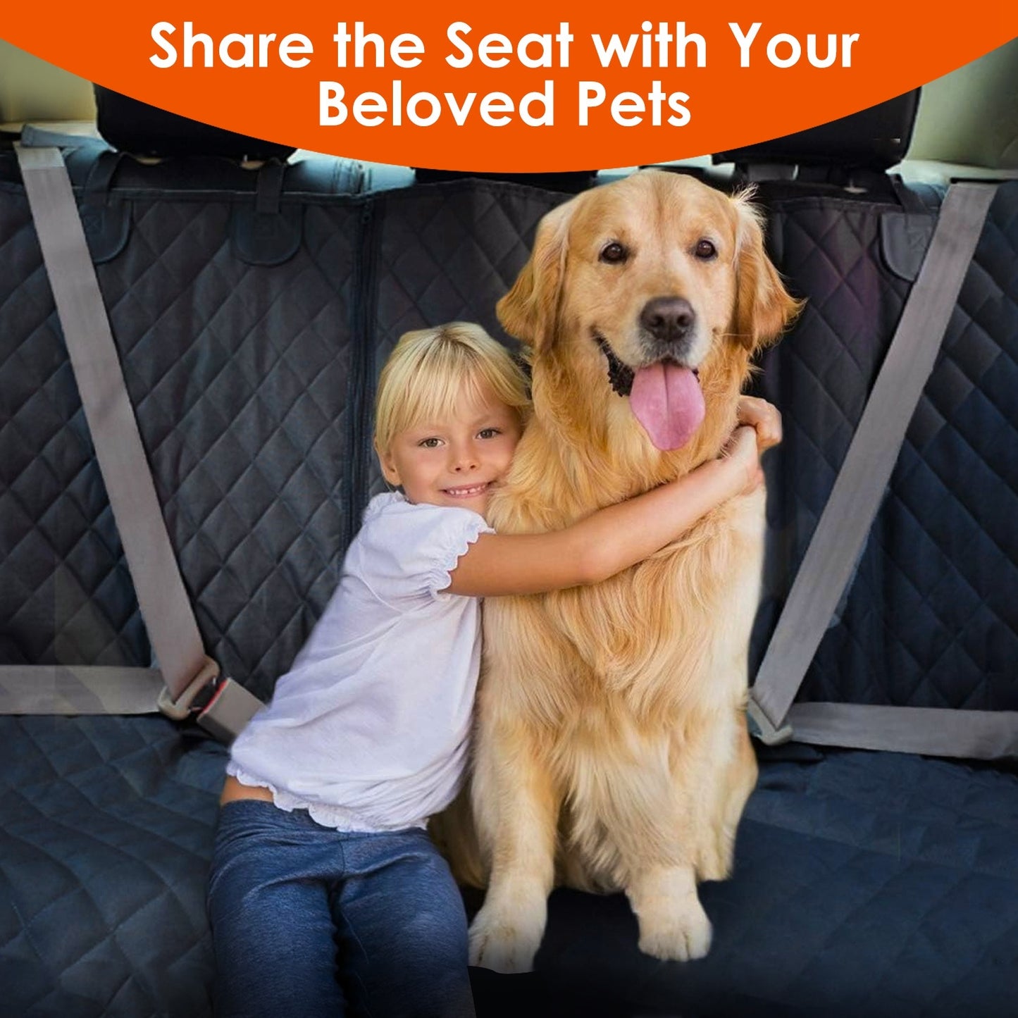 1 funda para asiento de coche para perro, impermeable, resistente a los arañazos, con cinturón de seguridad para coche
1Pc Dog Car Seat Cover Waterproof Scratchproof Pet Car Rear Protector Mat Pet Back Seat Cover With Dog Seat Belt For Car Truck SUV