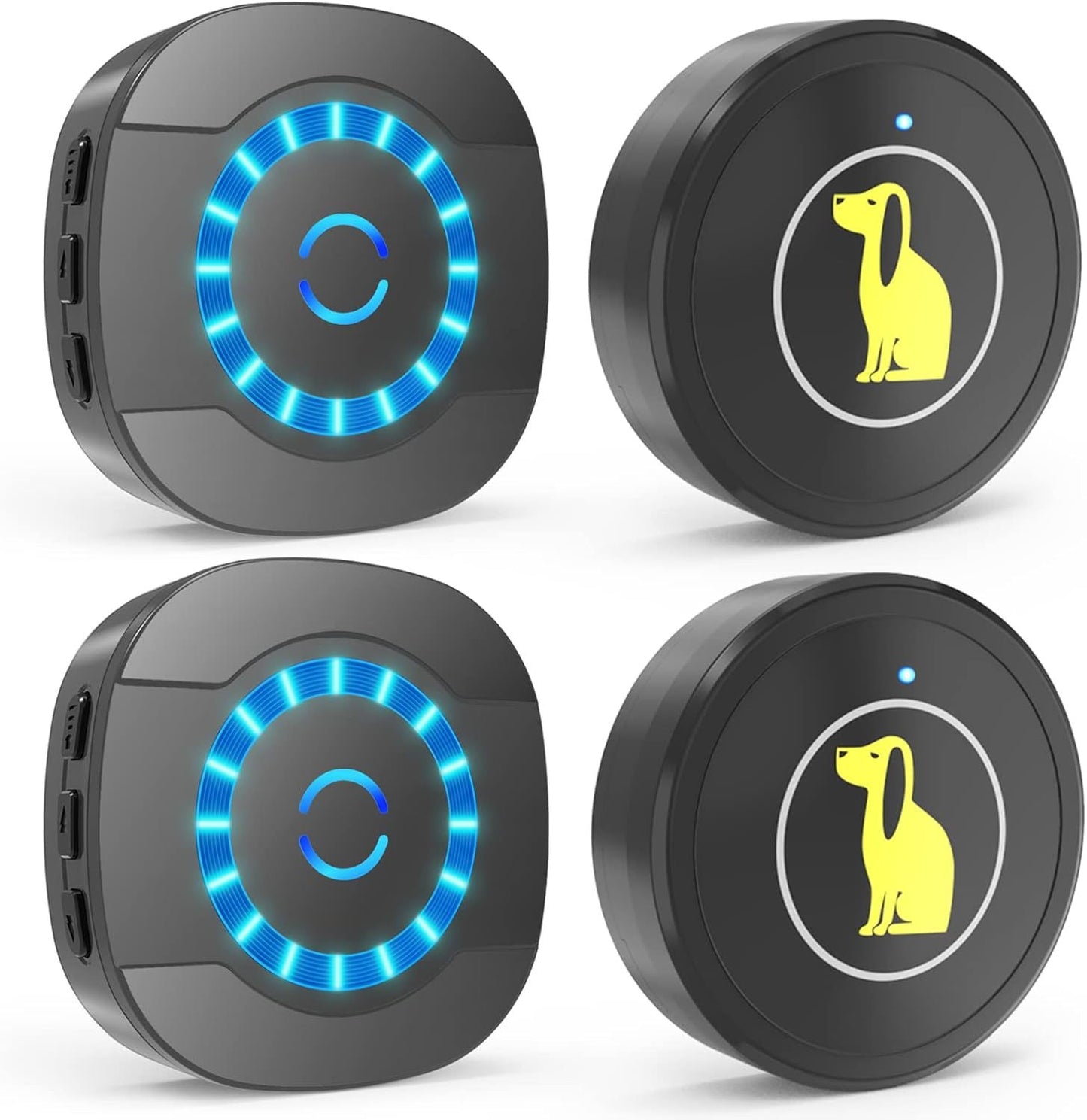 Timbre para puerta de perro,timbre para exteriores con botón táctil impermeable.
Dog Door Bell, Dog Bell For Training Doggie Door Bell For Dog Puppy Training Sliding Door,Go Outside Doorbell And Waterproof Touch Button