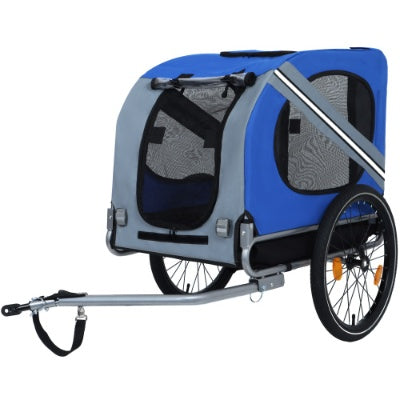 Remolque plegable grande para bicicleta para perros, con capacidad de 54 kg, ideal para transportar mascotas todoterreno,
Large Folding Bike Trailer For Dogs  120LB Capacity All-Terrain Pet Carrier, Durable Steel Frame For Cycling, Jogging, Camping
