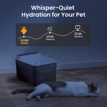 Fuente automática con cable para mascotas, dispensador de agua para perros con función de detección automática
Wired Automatic Pet Fountain Dog Water Dispenser Automatic Sensing Function