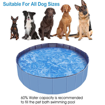 Foldable PVC Pet Swimming Pool (160 x 160 x 30 cm, 63 x 63 x 11.8 inches) 
1Pc 160 X 160 X 30cm-63.0 X 63.0