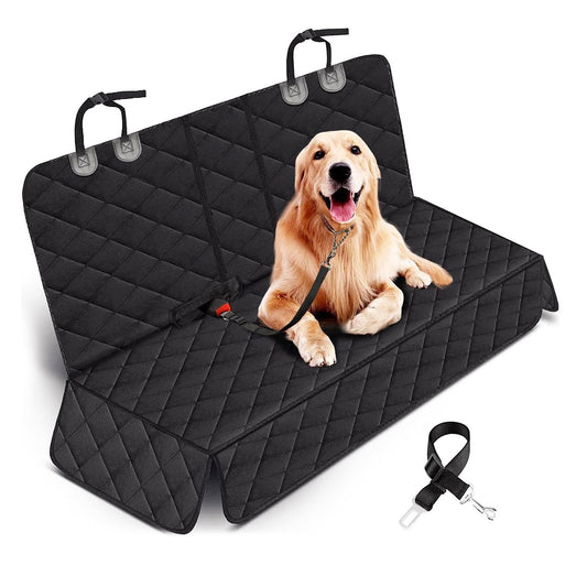 1 funda para asiento de coche para perro, impermeable, resistente a los arañazos, con cinturón de seguridad para coche
1Pc Dog Car Seat Cover Waterproof Scratchproof Pet Car Rear Protector Mat Pet Back Seat Cover With Dog Seat Belt For Car Truck SUV